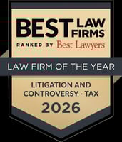 Law Firm of the Year rosette