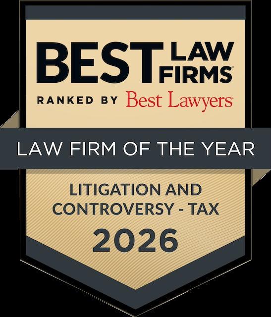 Law Firm of the Year rosette